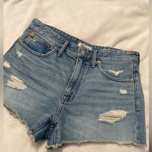 Madewell Distressed Jean Shorts